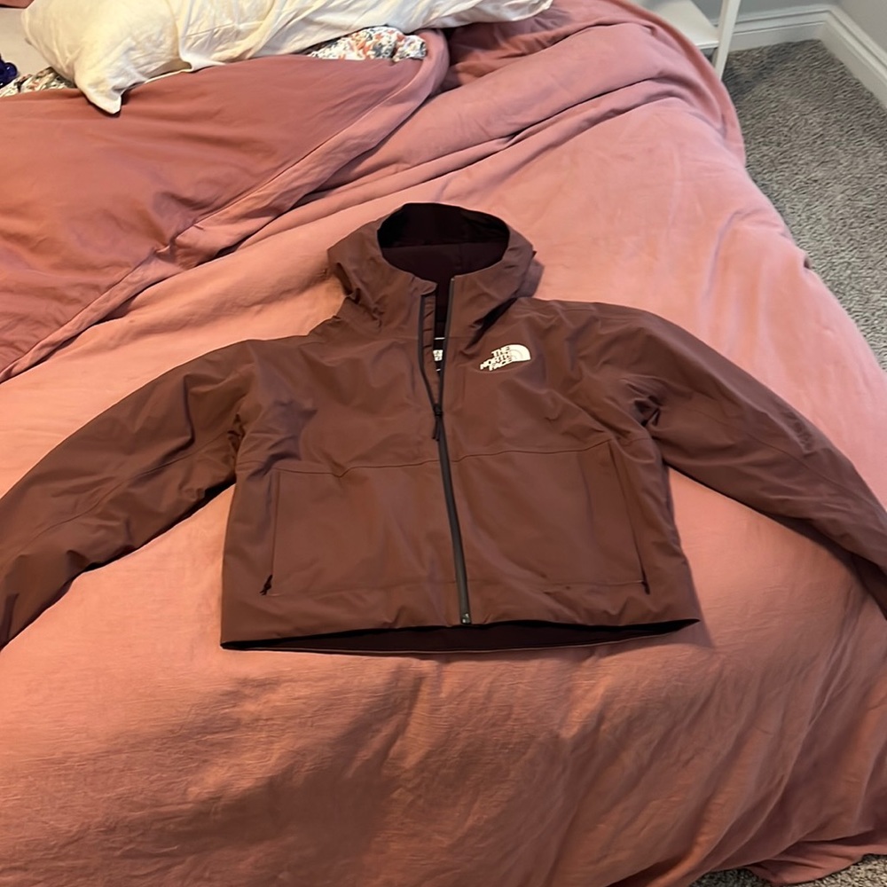 North face cropped jacket